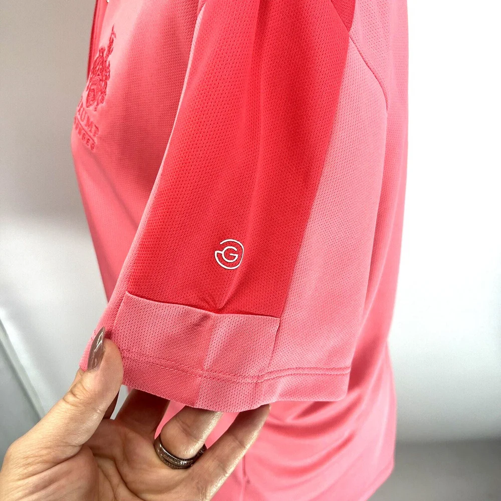 New Galvin Green Womens Trump Pink‎ Golf Polo Shirt XL Doonbeg Megan